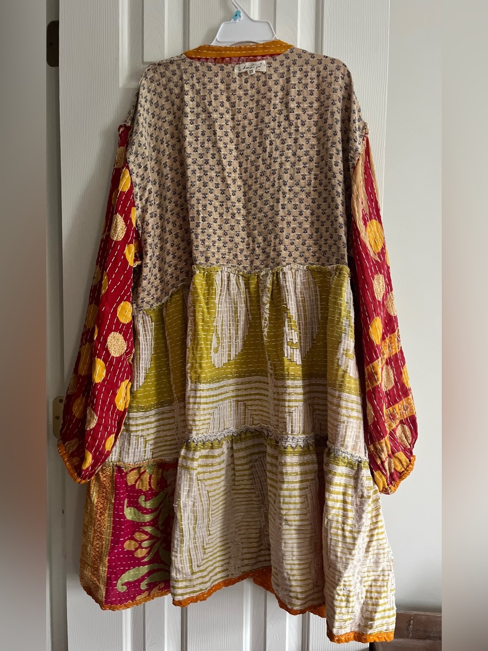 Sale! KANTHA BAE Reversible Button-Front Tunic Dress - Picture 13 of 14